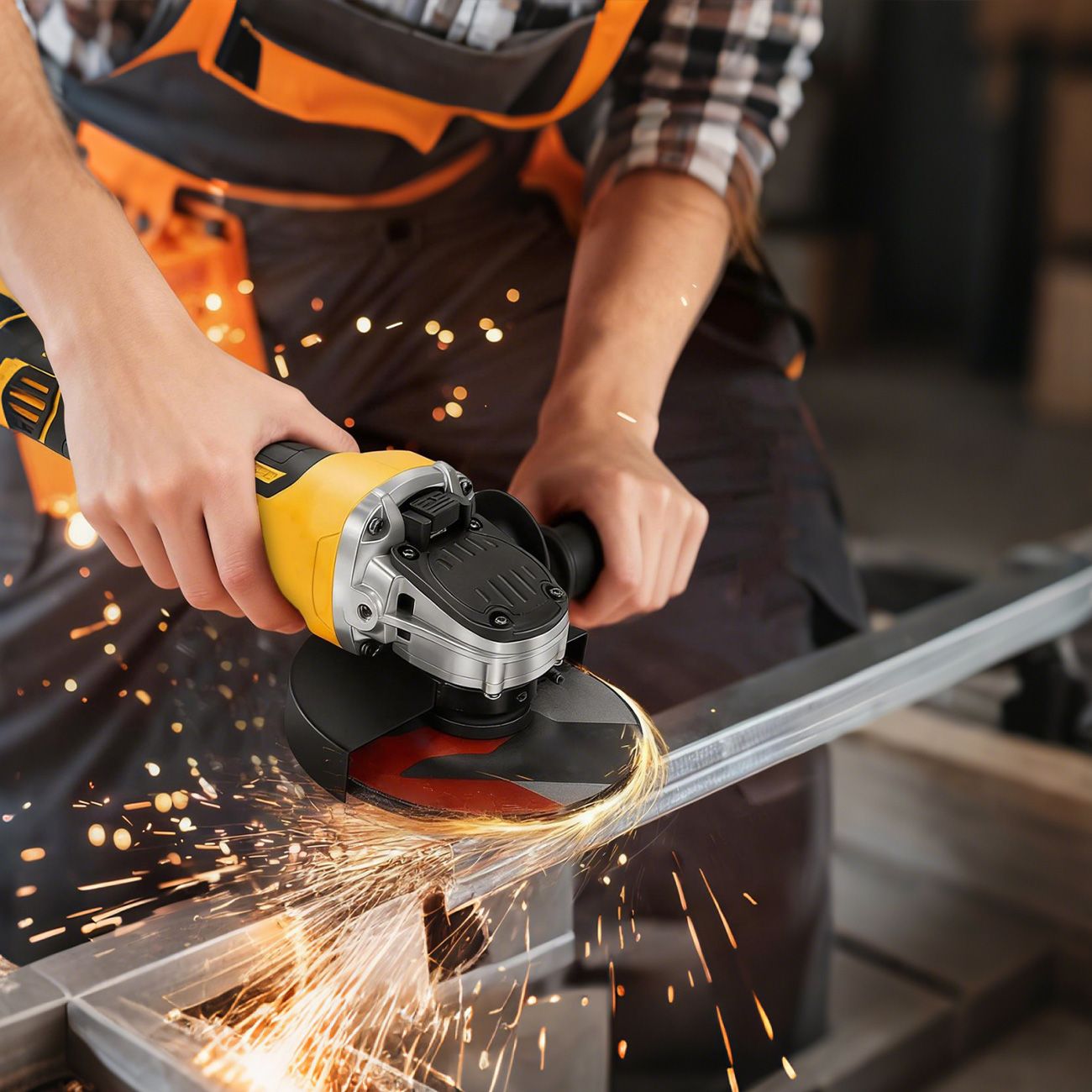 Cordless Angle Grinder 4-1/2 inch for Makita 18V MAX Battery, Grinder Tool, Power Electric Grinders, Brushless Motor for Cutting, Griding, Polishing - Image 7