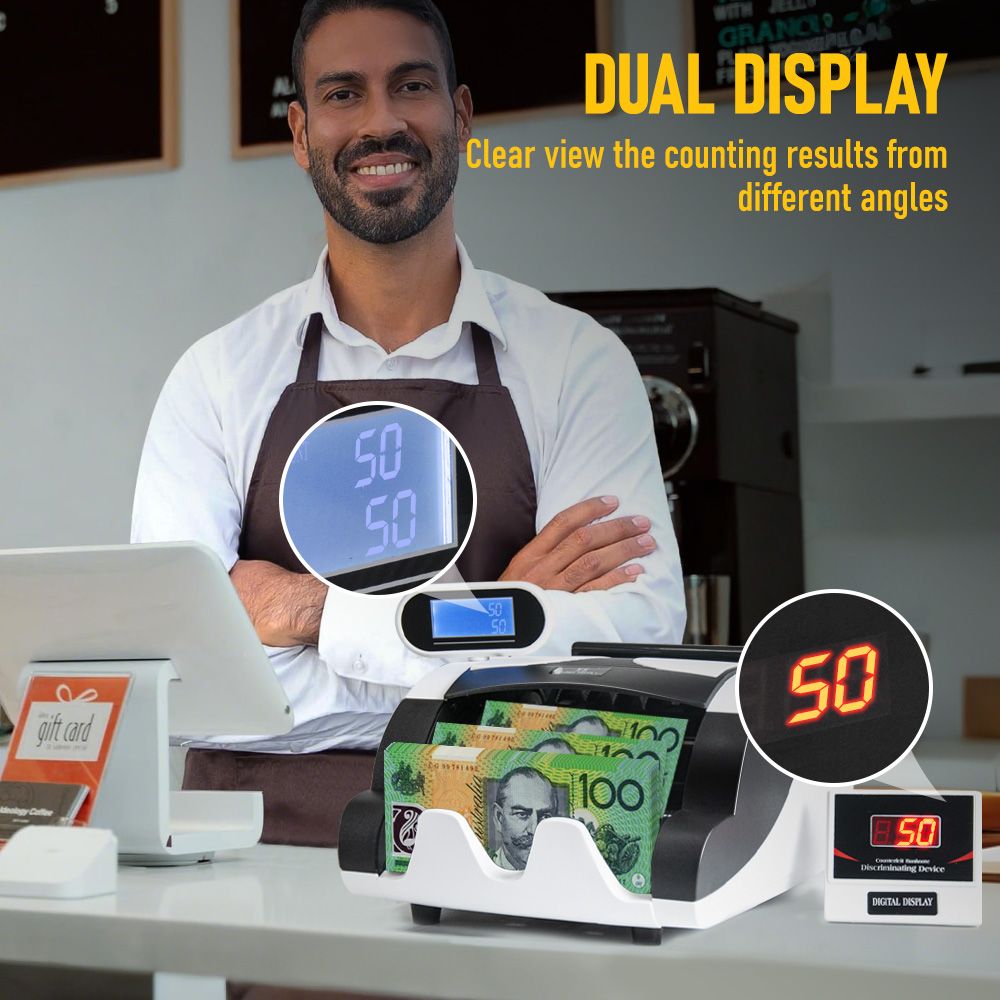 Money Counter Machine with UV, Bill Counter Suitable for AUD Dollars - Image 4