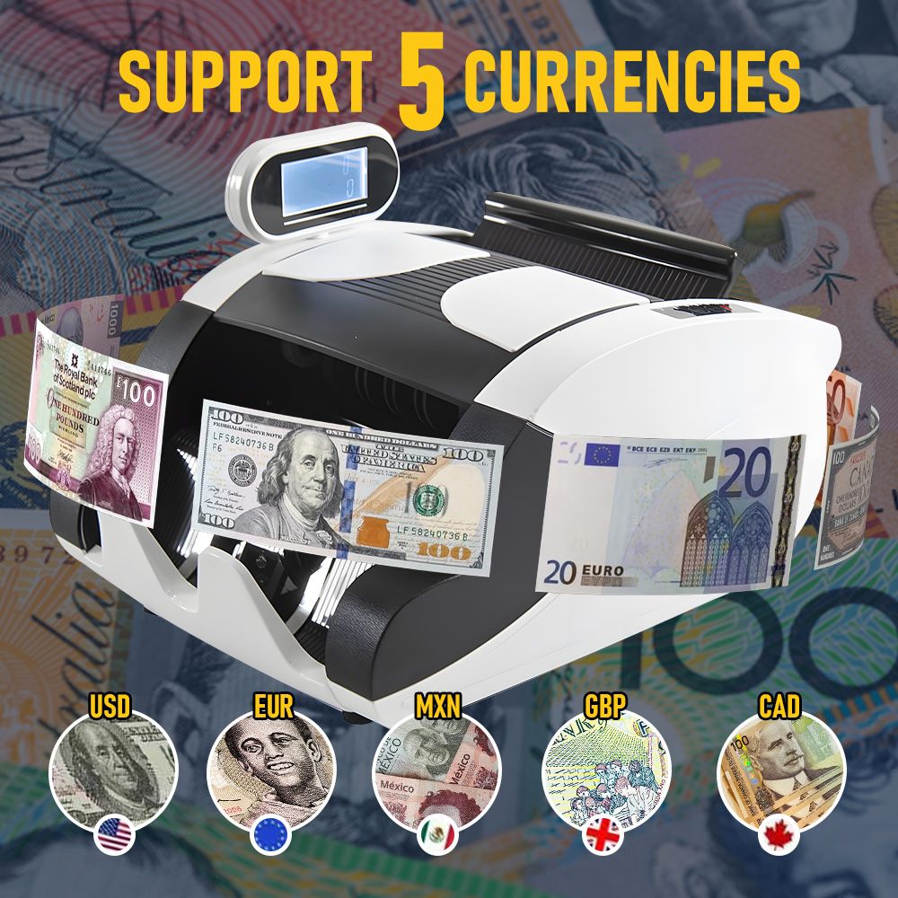 Money Counter Machine with UV, Bill Counter Suitable for AUD Dollars - Image 5