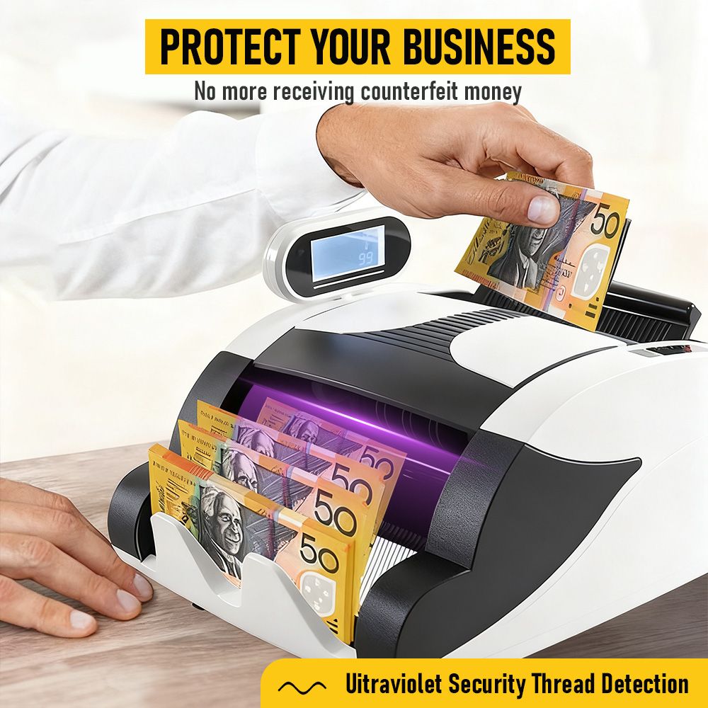 Money Counter Machine with UV, Bill Counter Suitable for AUD Dollars - Image 6