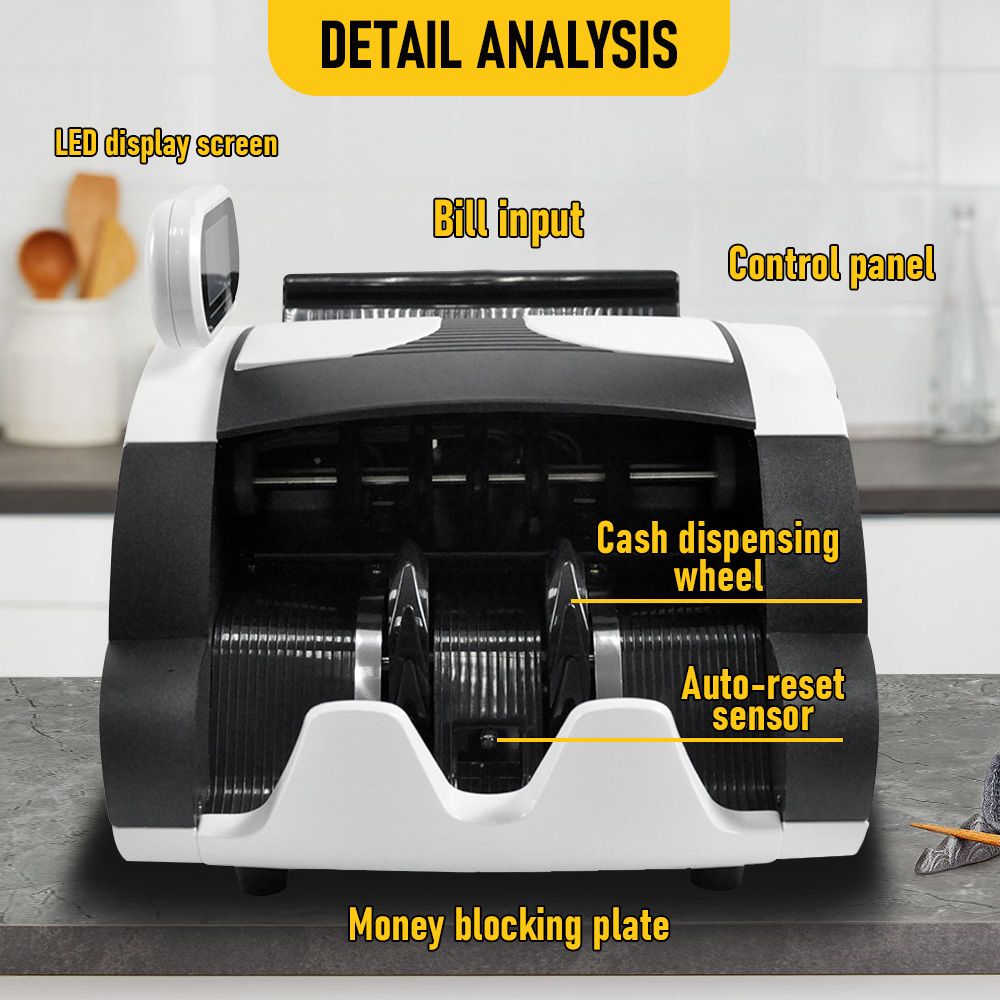 Money Counter Machine with UV, Bill Counter Suitable for AUD Dollars - Image 8