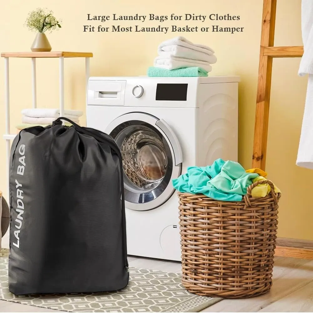 4PCS Heavy Duty Laundry Bag Large Mesh Washable Wash Bags Net Clothes Organiser - Image 5