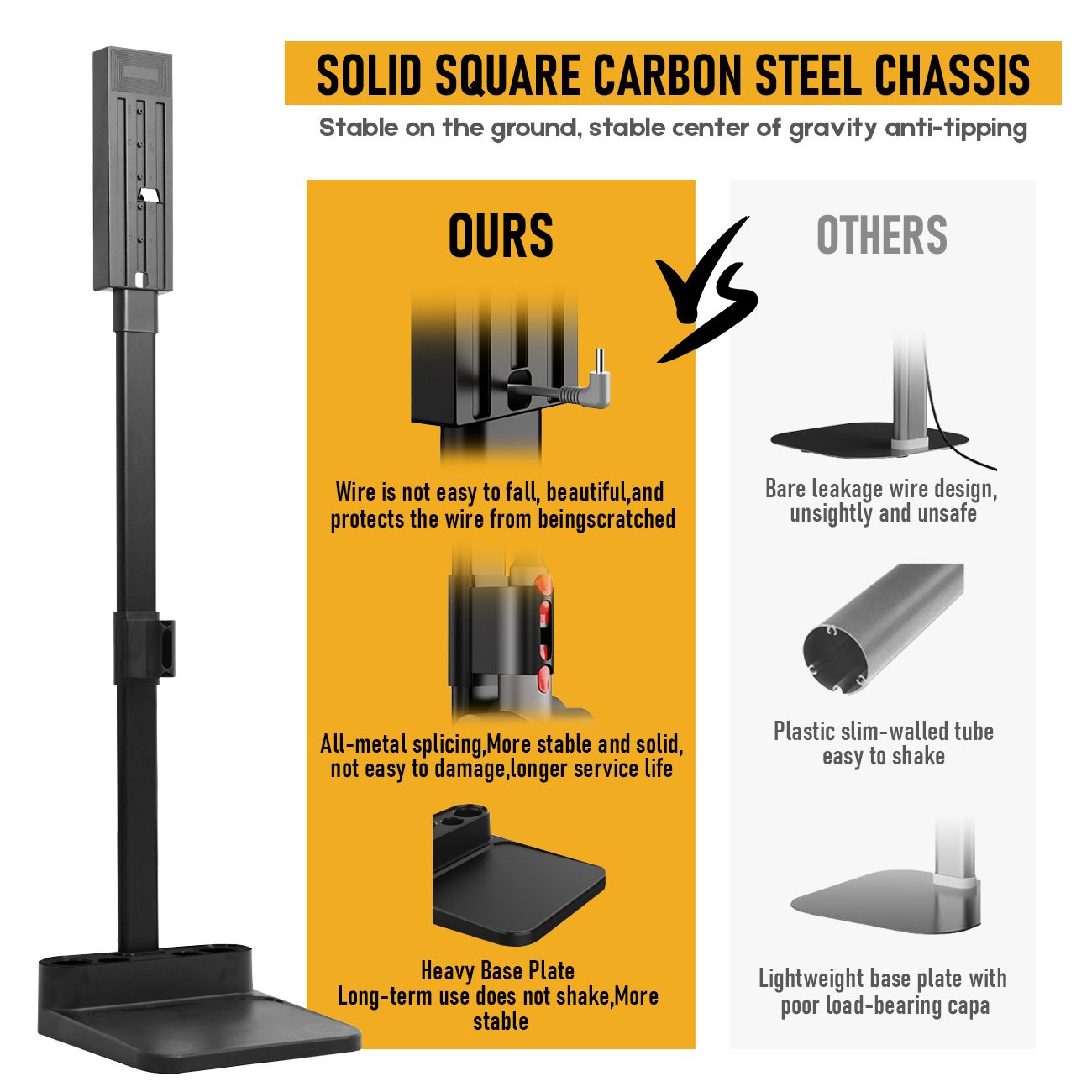 Freestanding Holder for Dyson Vacuum Stand – Suitable for Dyson V6 V7 V8 V10 V11 V12 V15 Vacuum Cleaners - Image 2