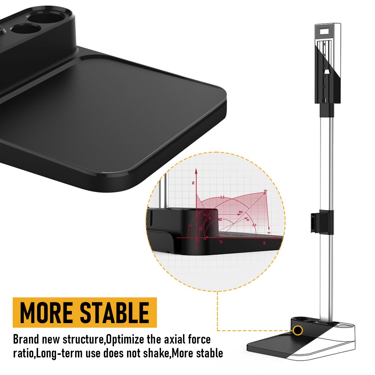Freestanding Holder for Dyson Vacuum Stand – Suitable for Dyson V6 V7 V8 V10 V11 V12 V15 Vacuum Cleaners - Image 5