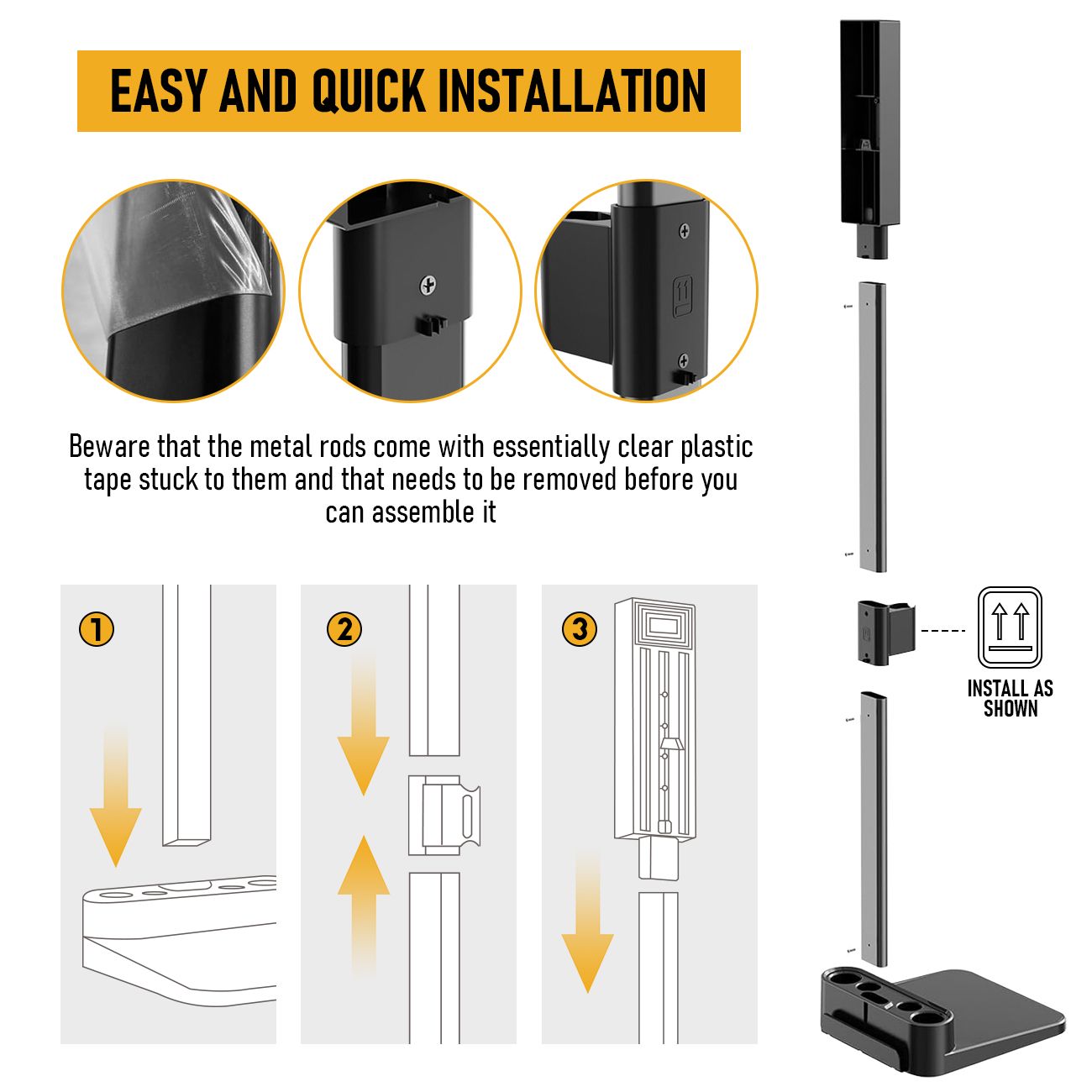 Freestanding Holder for Dyson Vacuum Stand – Suitable for Dyson V6 V7 V8 V10 V11 V12 V15 Vacuum Cleaners - Image 6