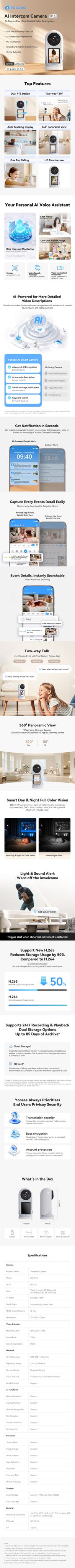 Yoosee AI Intercom Camera S10 - Image 2