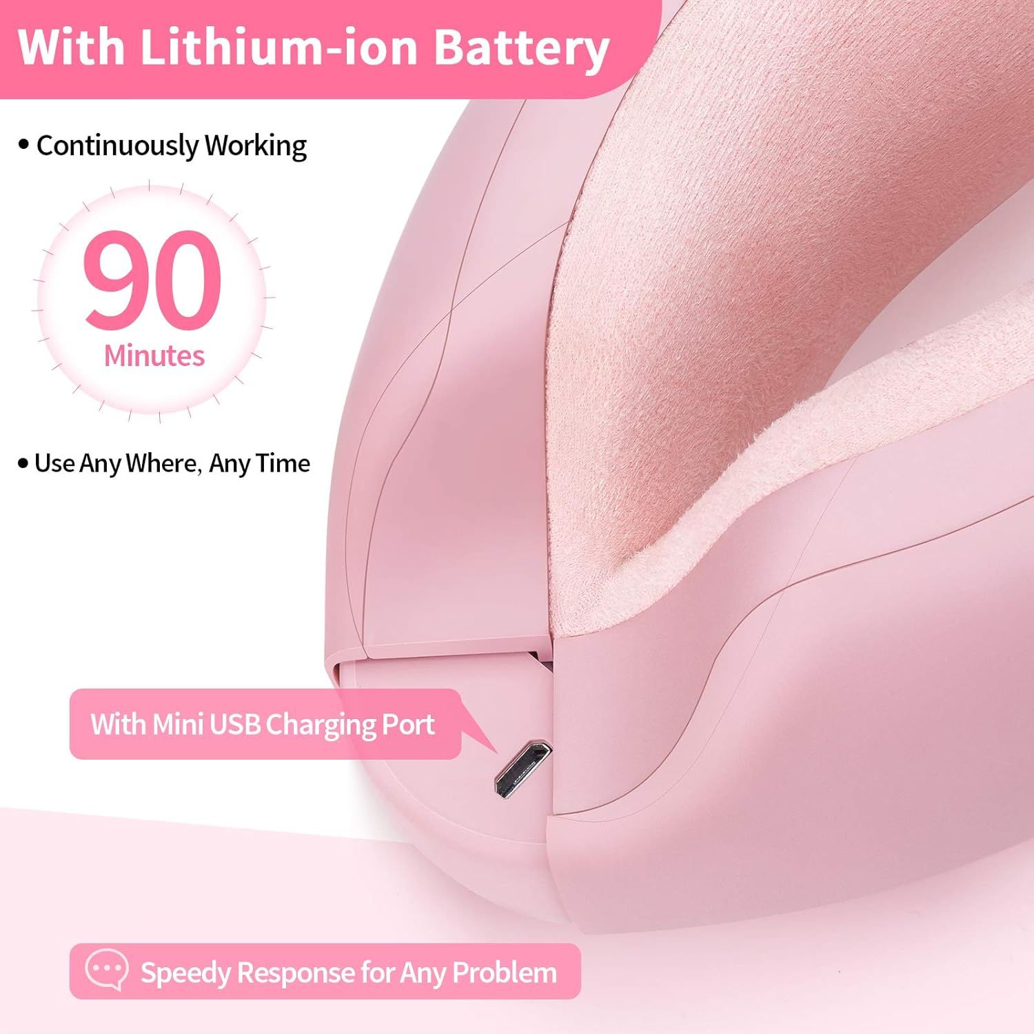 Eye Massager with Heat, Vibration and Warm Compress, Smart Sleeping Eyes Mask with Bluetooth Can Connect with Phone for Music,Gift for Mother's Day - Image 6