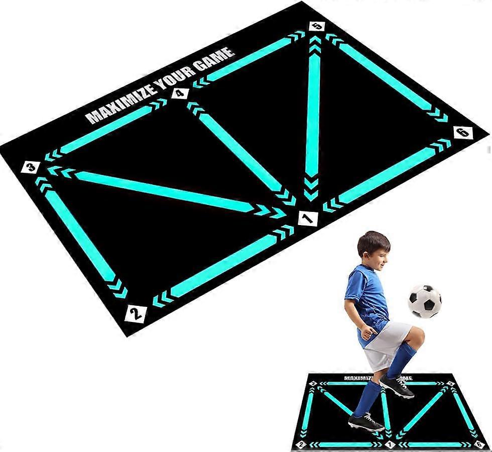 Football Training Mat Silent Step Mat 60x90cm - Image 1