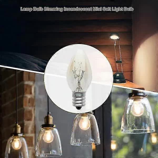 10W E12 C7 Filament Light Bulbs Warm White 10pcs 220-240V Compatible with Living Room Lamps - Image 5