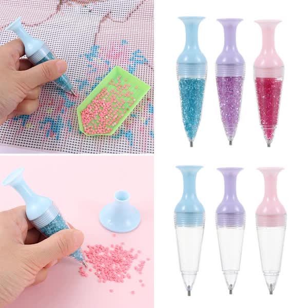 5D Diamond Painting Drill Pen Tool Purple Compatible with Oral-B Braun Philips - Image 5