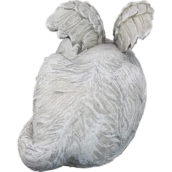 Memorial Cat Pet Angel Statue with Honorary Headstone - Image 3