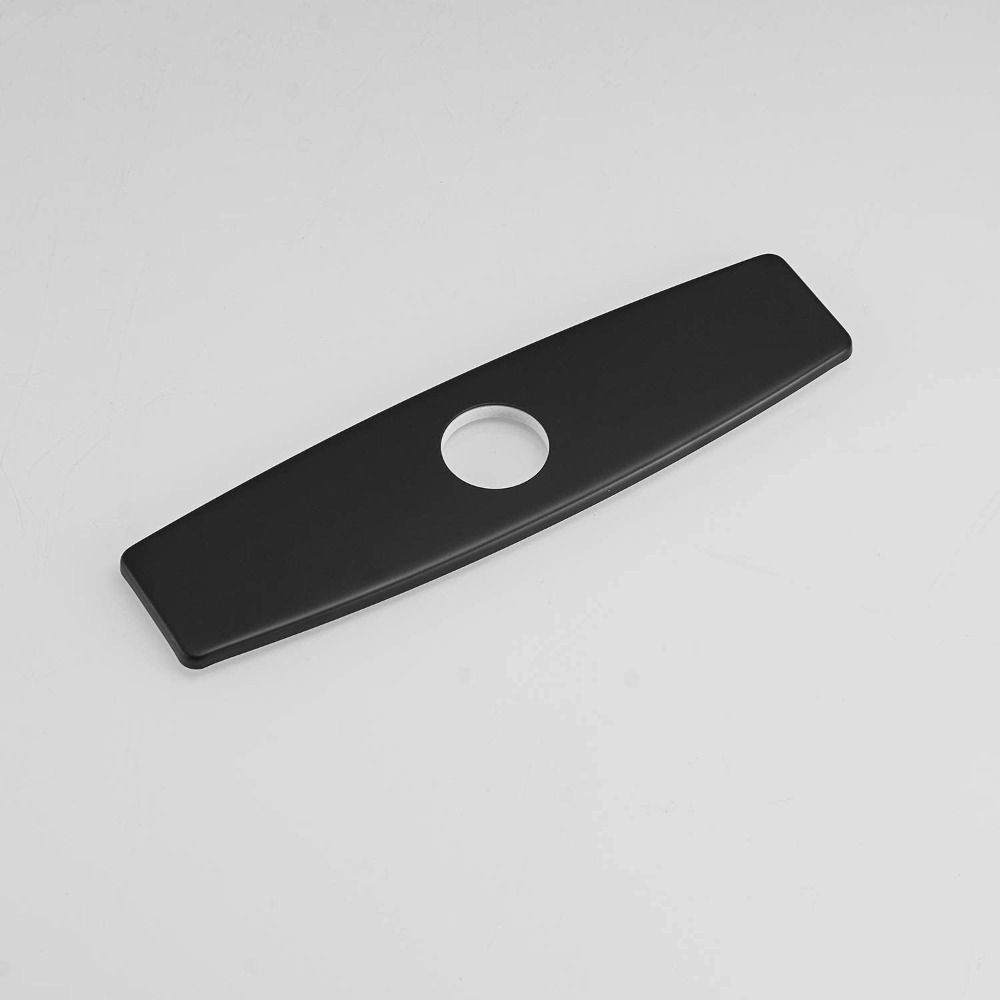 Matte Black Kitchen Countertop Cover Plate - Image 1