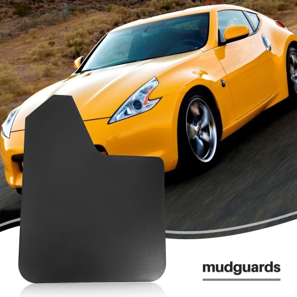 Universal Car Mud Flaps 4pcs Set for Pickup Van Truck with Screws - Image 2