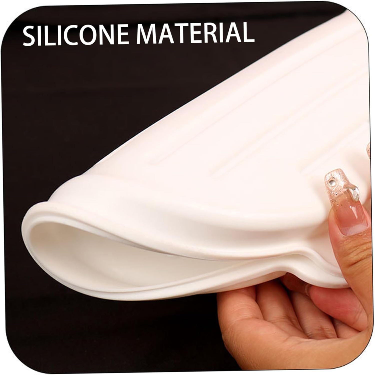 Microwave Tray for Bacon, 30 x 20 x 0.8 cm Silicone Bacon Pan with Lid and Handle, Crispy Bacon Maker - Image 3