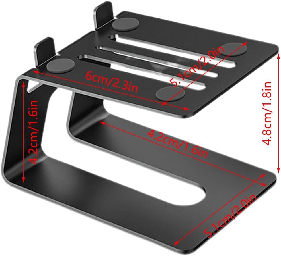 Studio Monitor Stand, 2-Pack Speaker Stands for Desk or Bookshelf, Stable Speaker Stands for Home Studio or Office - Image 5