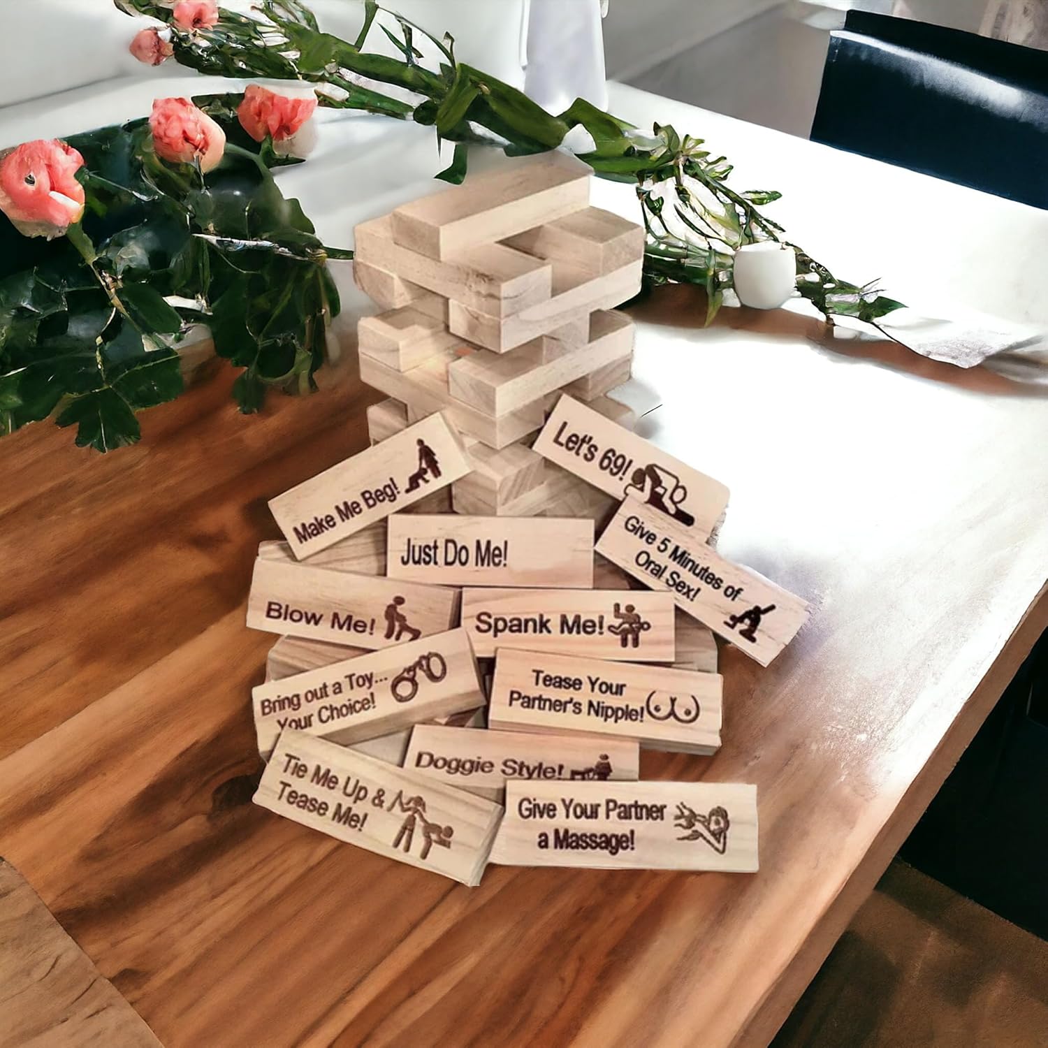 Jenga Block Tower Game for Couples - Image 6