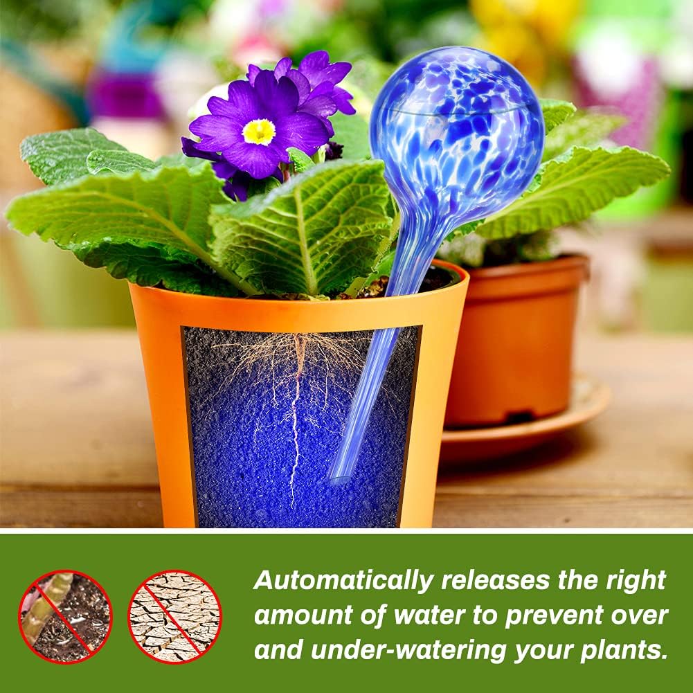 4 pcs Self-Watering Glass Plant Watering Balls - Image 3