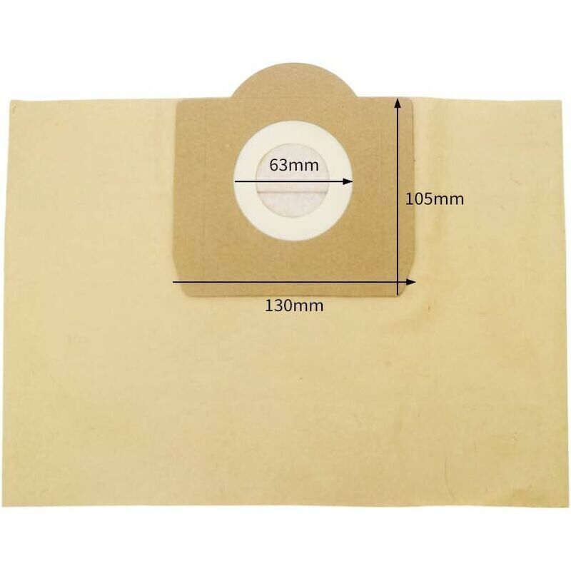 Karcher WD3 Vacuum Cleaner Bags, 5-pack straight vacuum cleaner bags for Karcher WD3, WD 3 Premium, WD3200, WD3500P, A2204, A2204, A2534, SE4001.. - Image 3