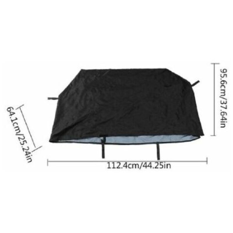 Weber Q3000 Q2000 Grill Waterproof Cover Outdoor Garden 112.4 x 64.1 x 95.6 cm - Image 3