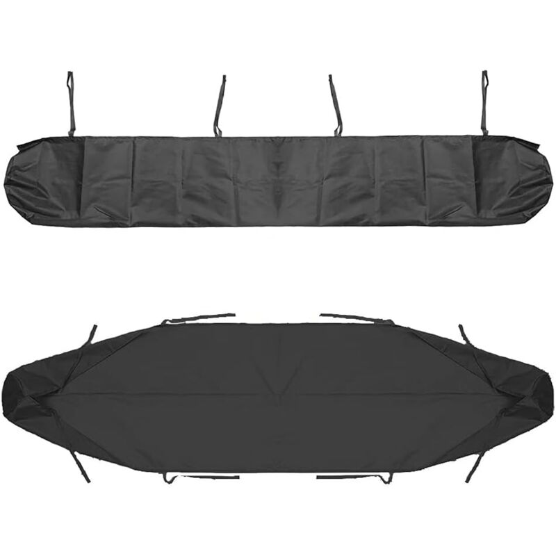 Awning Dust Cover, 3m Patio Awning Dust Cover Black Patio Awning Storage Cover, Waterproof Winter Protection, AAFGVC - Image 1