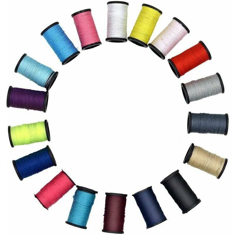 Sewing Kit 52 Accessories with 18 Thread Spools Black Box for Beginners Kids Adults Travel Compatible with Sewing Machines - Image 2