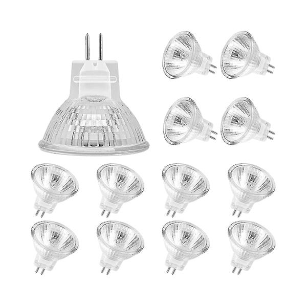 MR11 GU4 Halogen Bulbs 12V 20W Dimmable (12-Pack) for Ceiling Lighting - Image 1