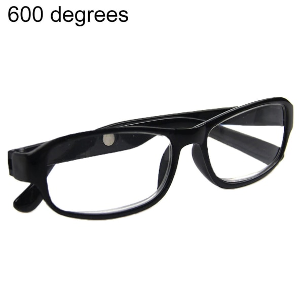 +4.5 to +6.0 Reading Glasses, Black Optical Frames Black 6 - Image 1