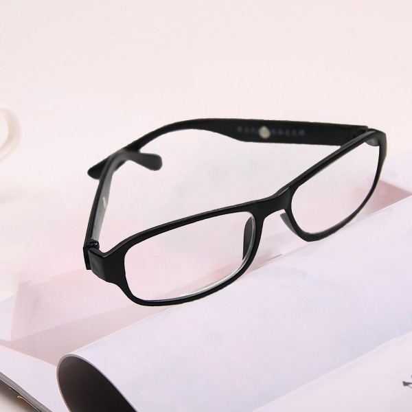 +4.5 to +6.0 Optical Reading Glasses, Black Frame, 1 Pair Black 5.5 - Image 4