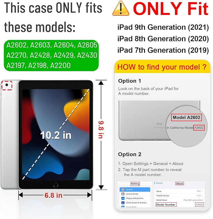 Fintie Rotating Case for iPad 10.2 inch iPad 9th 8th 7th Gen 360 Degree Auto Wake Sleep Black - Image 2