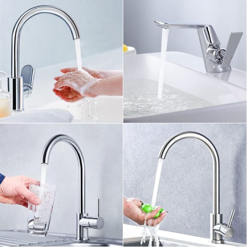 M18.5 Faucet Aerator 6-Pack External Thread Water Saver with 2 Aerator Keys - Image 4