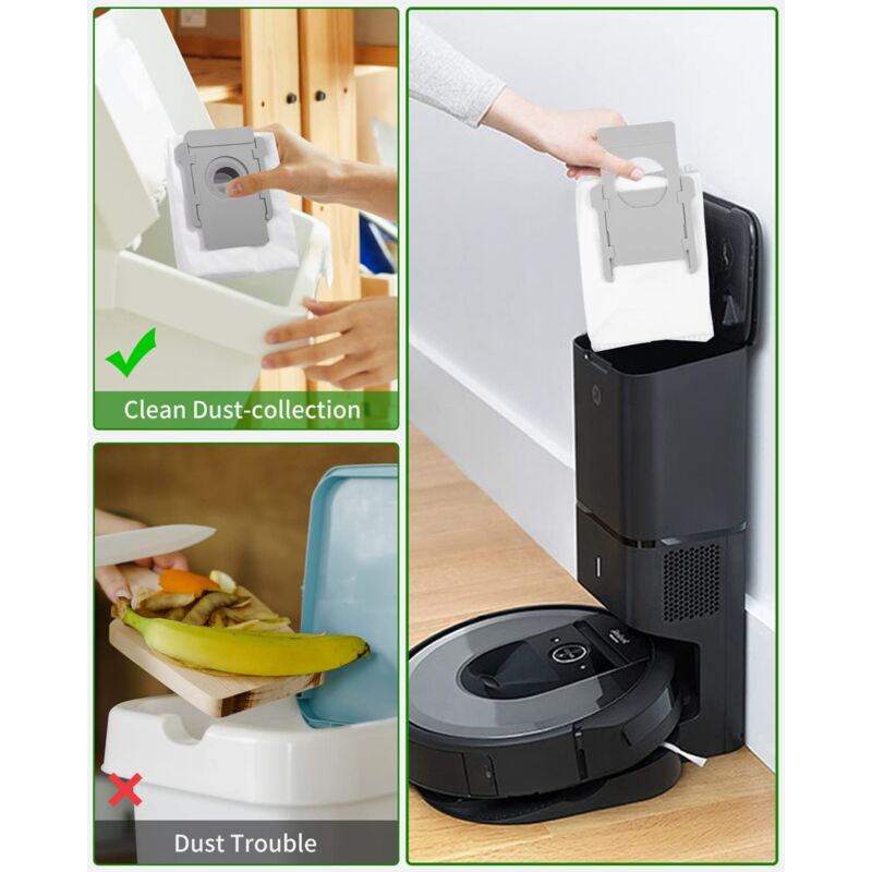 iRobot Roomba Clean Base Vacuum Bags 10-Pack Compatible with i3 i4 i6 i7 i8 j7 S9 E5 E6 E7 - Image 3