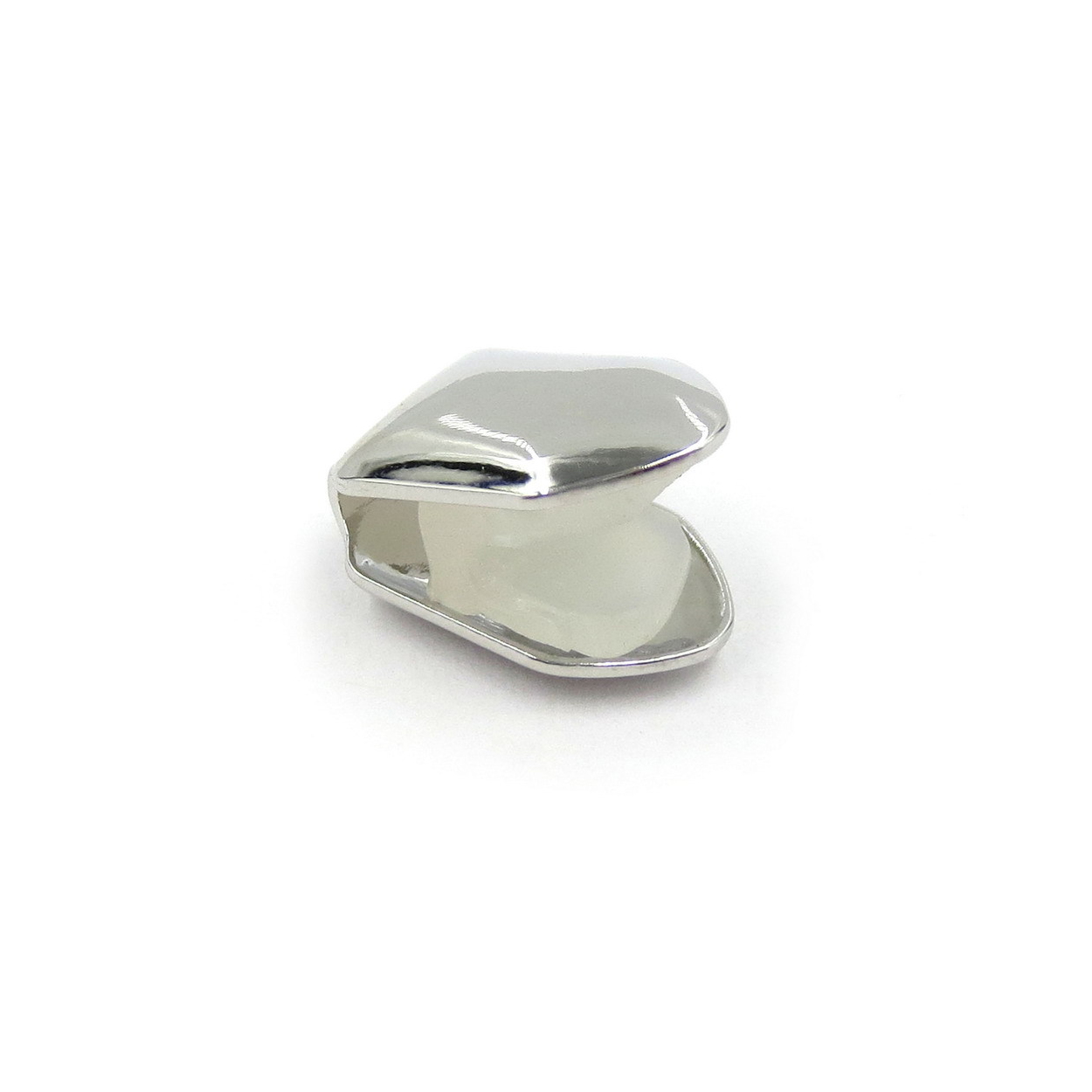 Silver Tooth Jewelry Grillz Hiphop Bling Silver Tooth Compatible with A$AP - Image 1