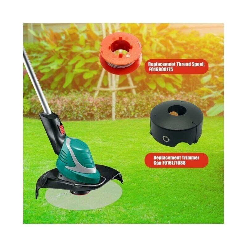 Bosch Art 23 26 30 Trimmer Line Spool 8M x 1.6mm Compatible with Bosch Easytrim \u0026 Combitrim F016800175 3 Spools + 1 Cover - Image 3