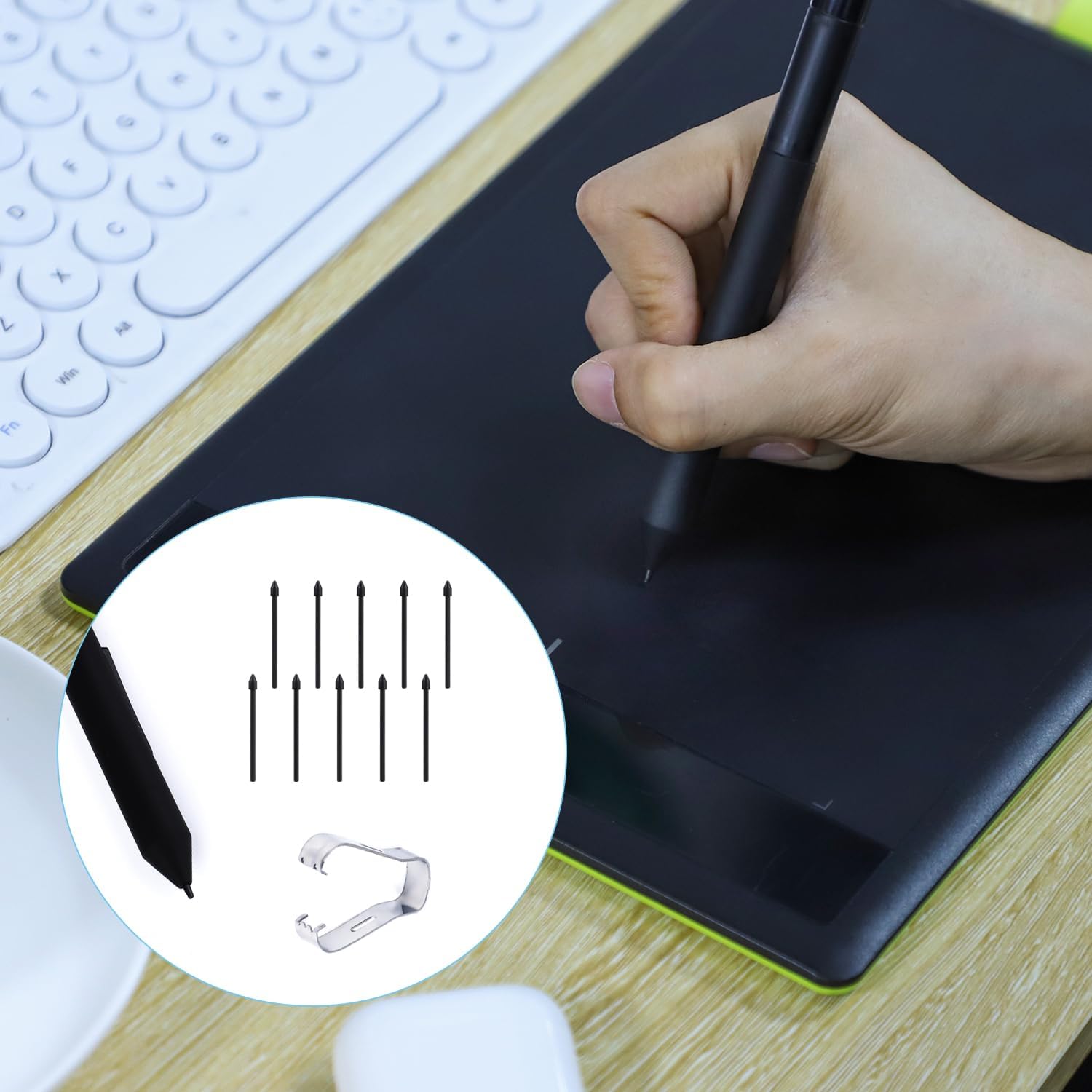 S Pen Nibs 10pcs Black for Compatible with Samsung Galaxy Tab S6 S7 S7 Plus S8 S8 Plus with Installation Tool - Image 4
