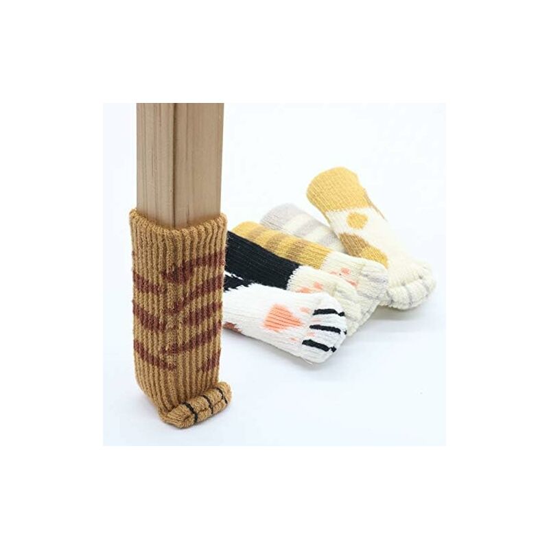 Cat Chair Leg Protectors 24 PCS Anti-Scratch Anti-Slip Compatible with Various Chairs - Image 3