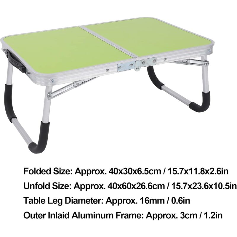 Aluminum Alloy Portable Folding Camping Table Ultra Light Compact Short Small Thickened - Image 2