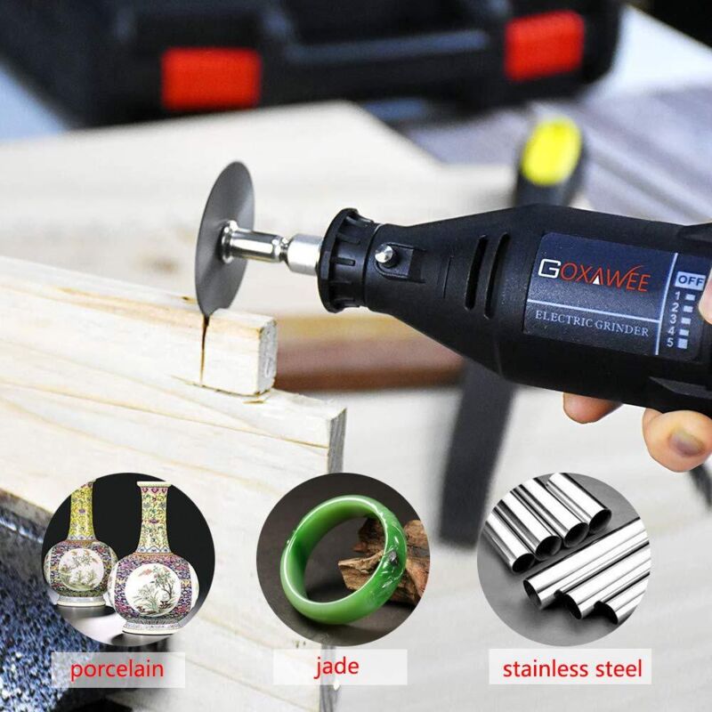 Diamond Cutting Discs 32pcs with 4 Mandrels 16-60mm for Glass Stone Wood Metal Ceramic - Image 3