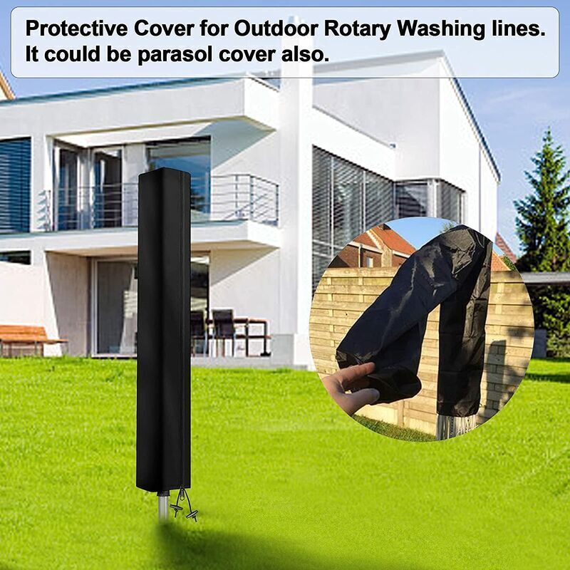 Brabantia Drying Rack Cover Waterproof Protective Outdoor Use 160x15x15cm - Image 4