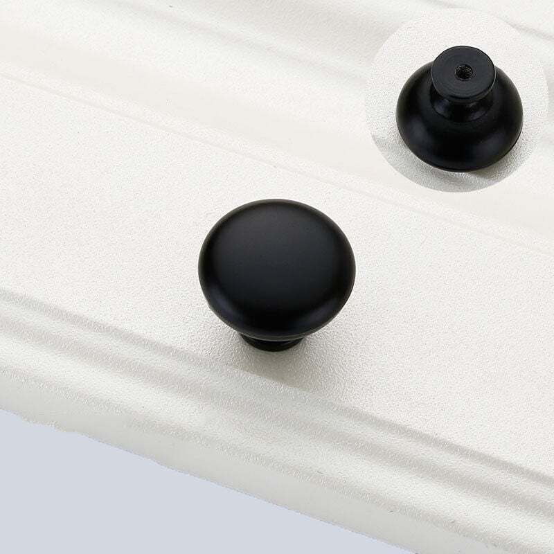 20PCS 29mm Vintage Black Door Knobs Drawer Handles Compatible with Furniture Cabinets Kitchen Doors - Image 1