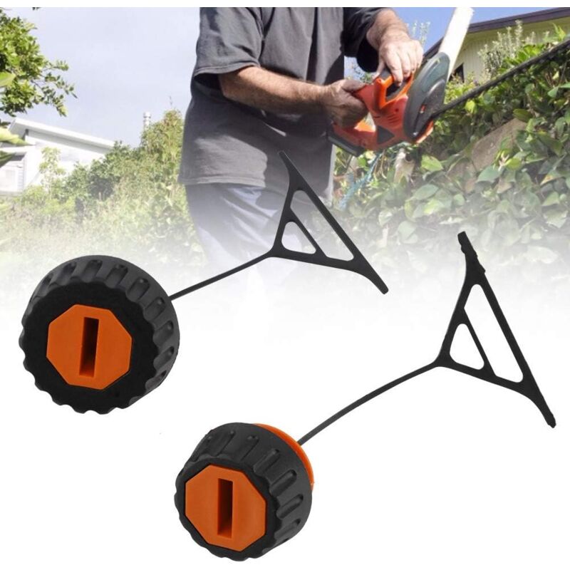 2 pcs Fuel Tank Cap Fits ST 020 023 024 025 026 028 034 036 038 048 Chainsaw Accessories - Image 1