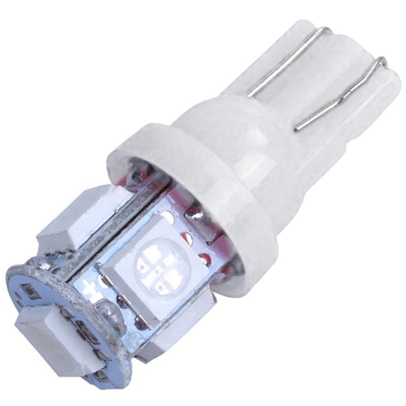 T10 LED Bulbs White 10-Pack W5W White Diode Bulbs - Image 2