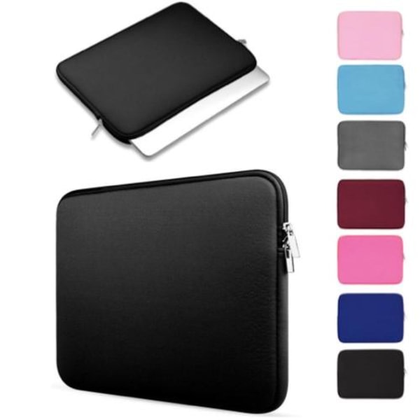 Black 15.6-Inch Computer Case Compatible with 13 and 15 Inch MacBook Pro and Air - Image 1