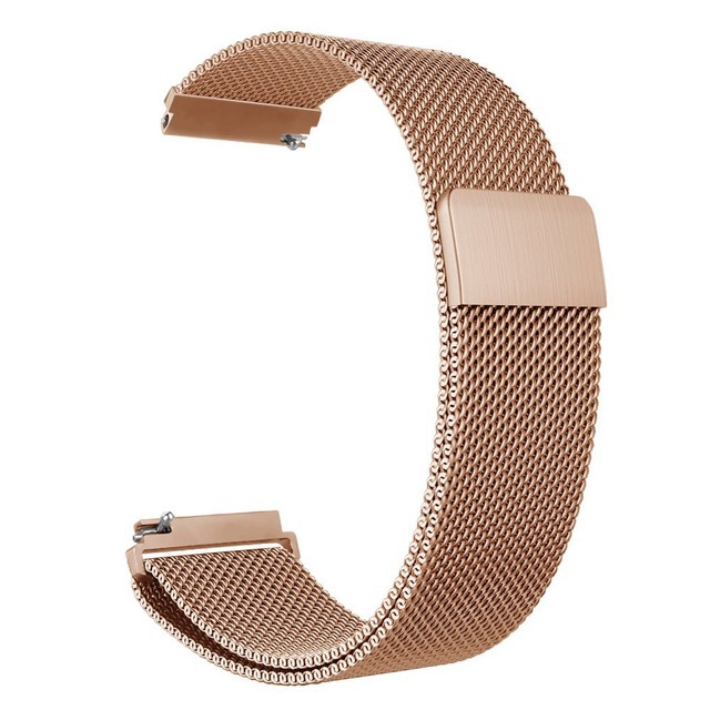 Stainless Steel Milanese Magnetic Watch Band for Garmin venu 2/venu SQ/venu 2S Venu SQ Black - Image 7