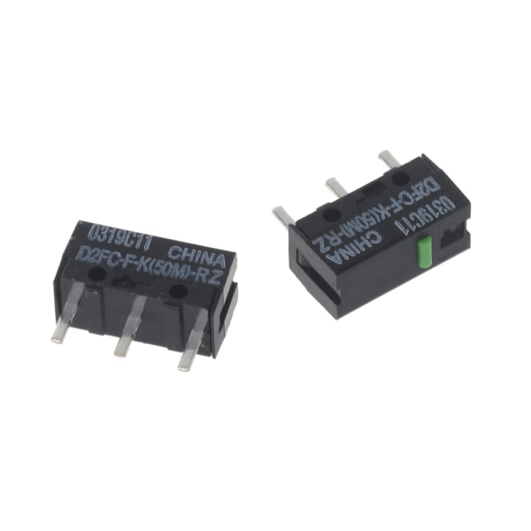 2pcs Green Dot Mouse Microswitch D2FC-FK(50M)-RZ for Razer Mouse Microswitches 50 Million Clicks for Lifetime - Image 3