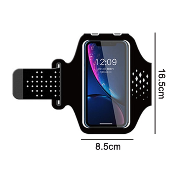 Universal Waterproof Phone Armband, iPhone Samsung, BlackCompatible with - Image 5