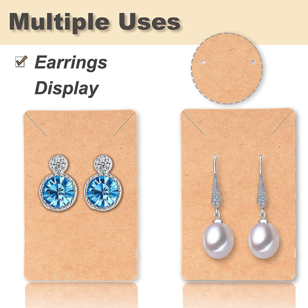 Earring Display Cards 480pcs with Plastic Bag Jewelry Packaging for Necklace Compatible with Oral-B Braun Philips - Image 3