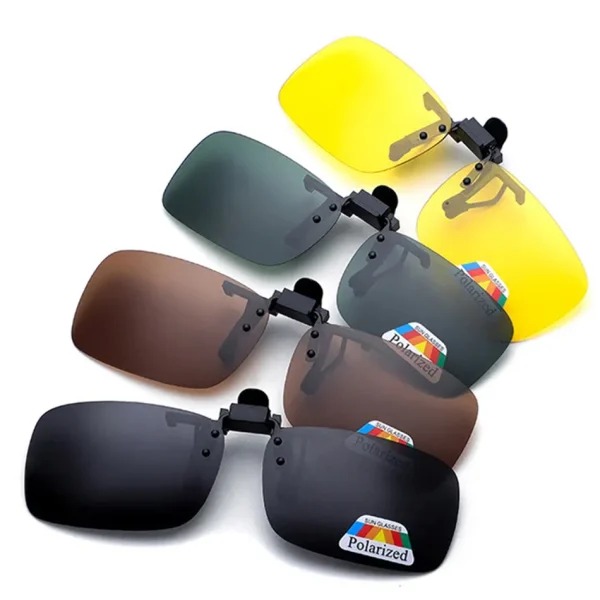 Clip On - Flip Up - Sunglasses - UV400 - (2-pack) - Image 1