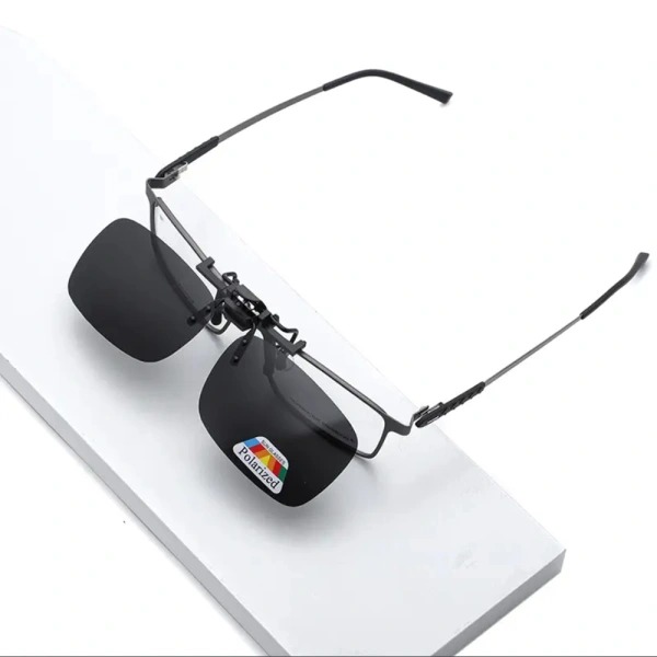 Clip On - Flip Up - Sunglasses - UV400 - (2-pack) - Image 4