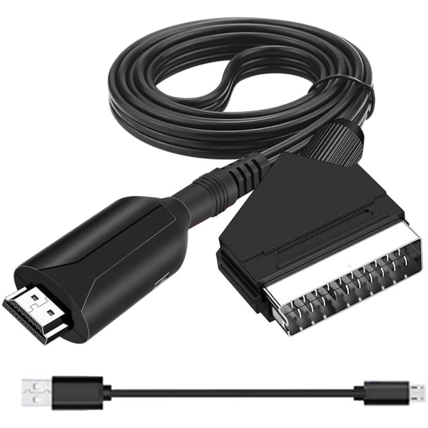 Scart to HDMI Converter, All-in-One SCART to HDMI Adapter, 1080P - Image 1