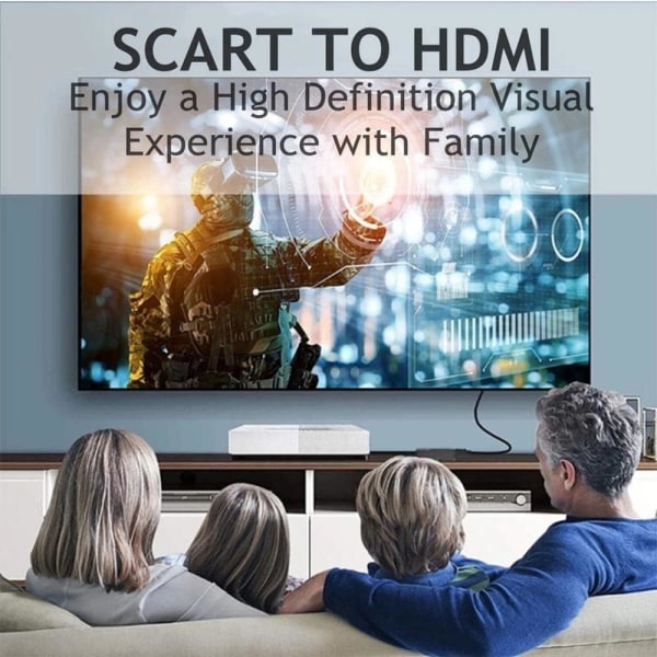 Scart to HDMI Converter, All-in-One SCART to HDMI Adapter, 1080P - Image 5